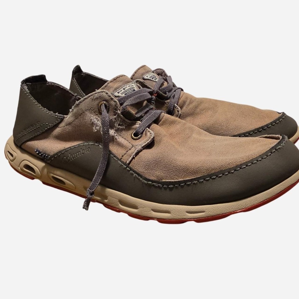 Brown & gray columbia sneakers